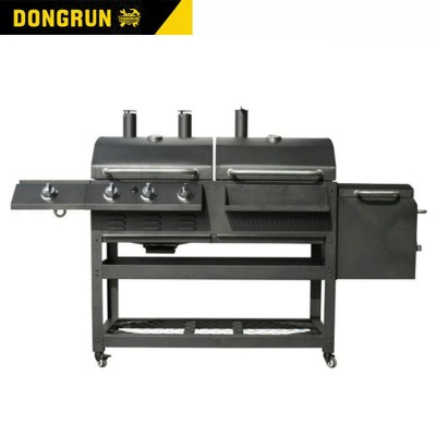 China suppliers Outdoor Barbecue grill Charcoal Gas Comb BBQ Grill CE ROHS 25 DONGRUN brand