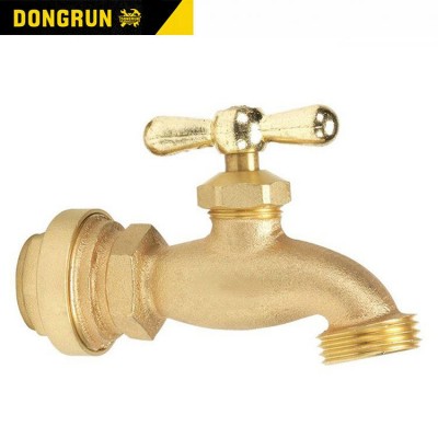 1/2 in. Brass Push-Fit Hose Bibb Valve