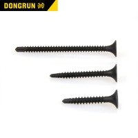 Black dry wall screw machining chipboard drywall screw